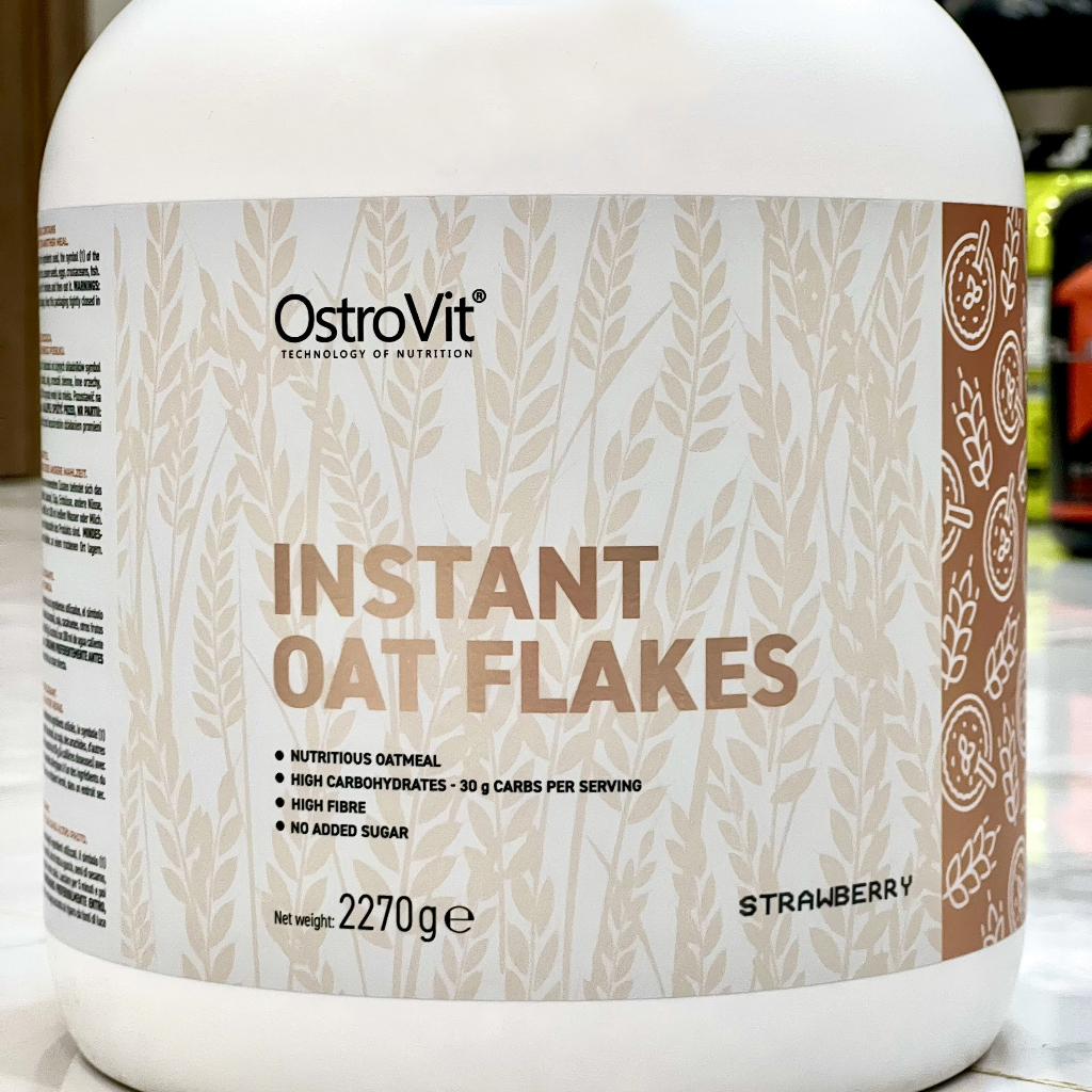 Bột Yến Mạch Uống Liền OstroVit Instant Oat Flakes 2.27kg - hỗ trợ phát triển cơ, dùng chung whey Protein, calo tiện lợi, bổ sung protein (3)