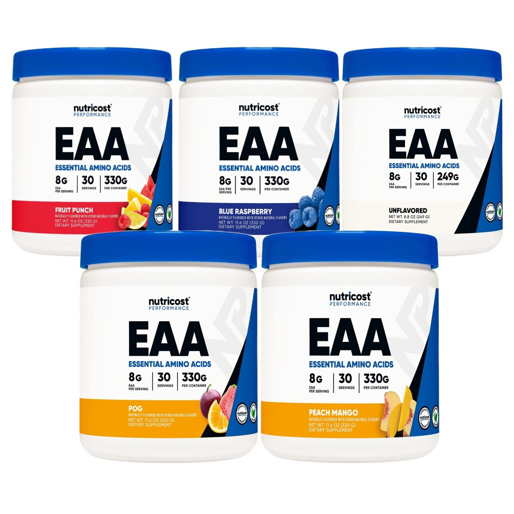 EAA Nutricost (30 lần) tổng hợp protein, tinh thần tập trung tỉnh táo Chống Dị Hóa Cơ Bắp, Hồi Phục Nhanh, Tăng Sức Bền (6)