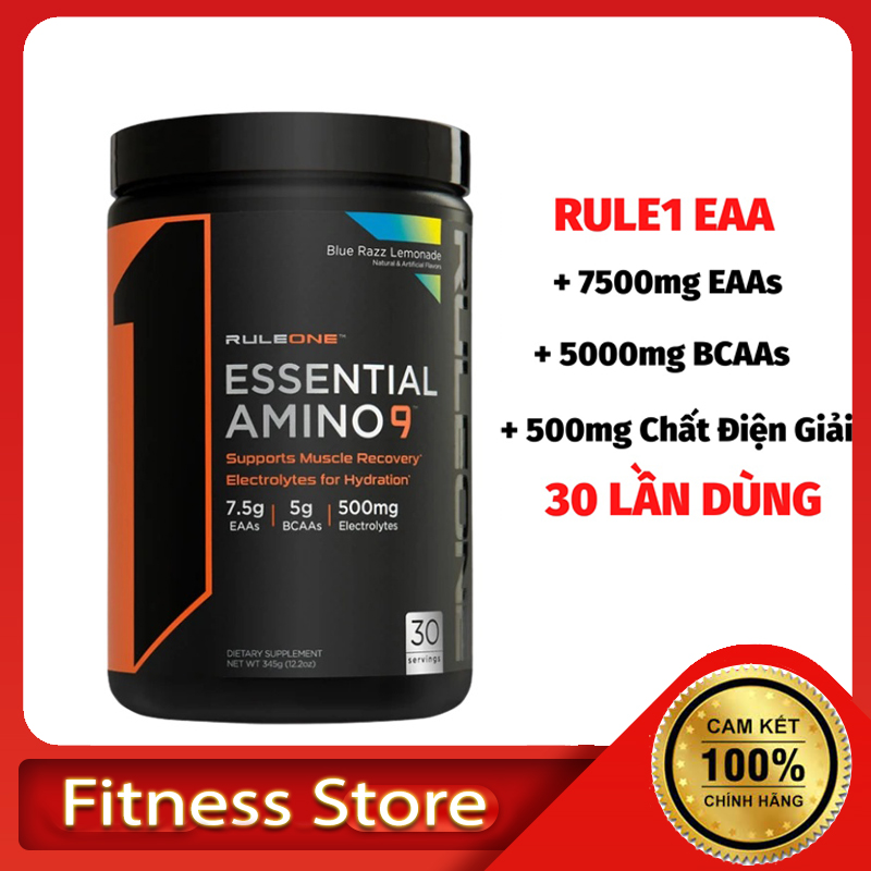 EAA Rule 1 Essential Amino Acid 9 EAA Phục Hồi Hỗ Trợ Phát Triển Cơ Bắp 30 lần dùng - Thực Phẩm Bổ Sung chính hãng USA.. (5)