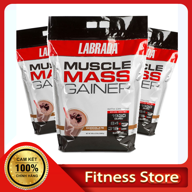 Muscle Mass Gainer - Labrada (12LBS) 5,4 kg Tăng Cân Tăng Cơ Nạc Dành Cho Người Siêu Gầy, Phát Triển Cơ Bắp Hiệu Quả tốt (15)