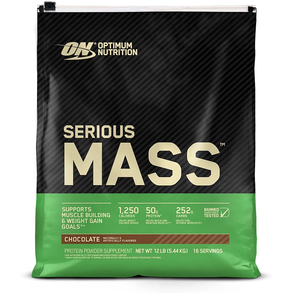 Sữa Tăng Cân Mass Serious (gói dùng thử 1kg) Siêu Protein Cho người gầy khó tăng cân kèm BCAA EAA Vitamin và khoáng chất (1)