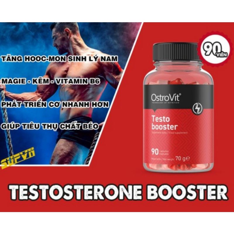 Testo Booster Ostrovit 90 Viên Uống Tăng Testosterone Tăng cường sinh lý cho Nam Giới, Cơ Bắp Nhanh Test Hoocmon nam (9)