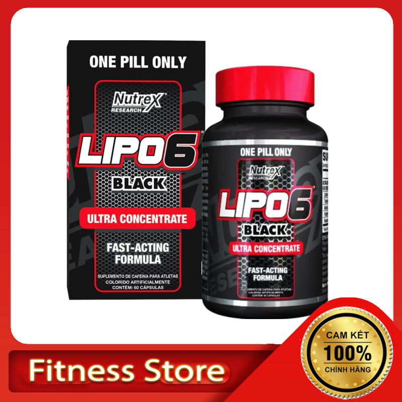 Thực Phẩm Hỗ Trợ Giảm Cân Lipo 6 ULTRA CONCENTRATE NUTREX RESEARCH 60 Viên Giảm, Đốt Mỡ Sinh Nhiệt, Cải Thiện Vóc Dáng. (1)