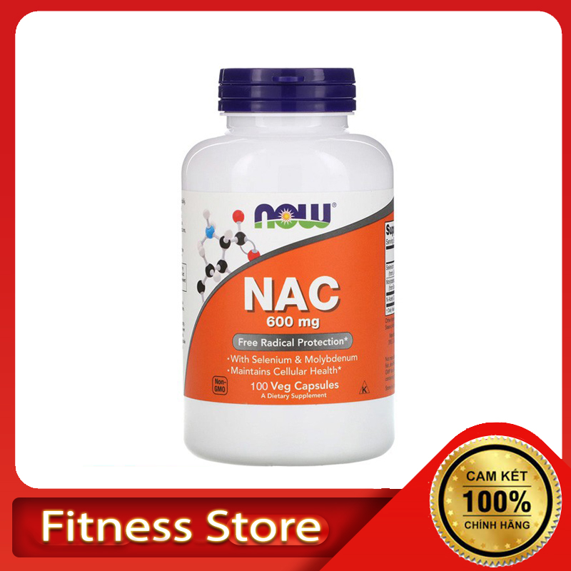 Viên Giải Độc Gan Mát Gan NAC Now 1000MG 120 Viên Tiêu độc Tăng cường chức năng gan (1)