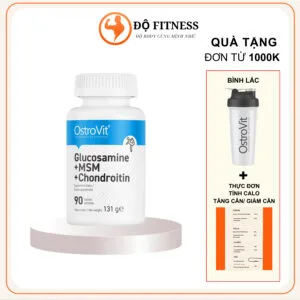 OstroVit Glucosamine + MSM + Chondroitin 90 Viên – Hỗ Trợ Sụn Khớp 3 Trong 1