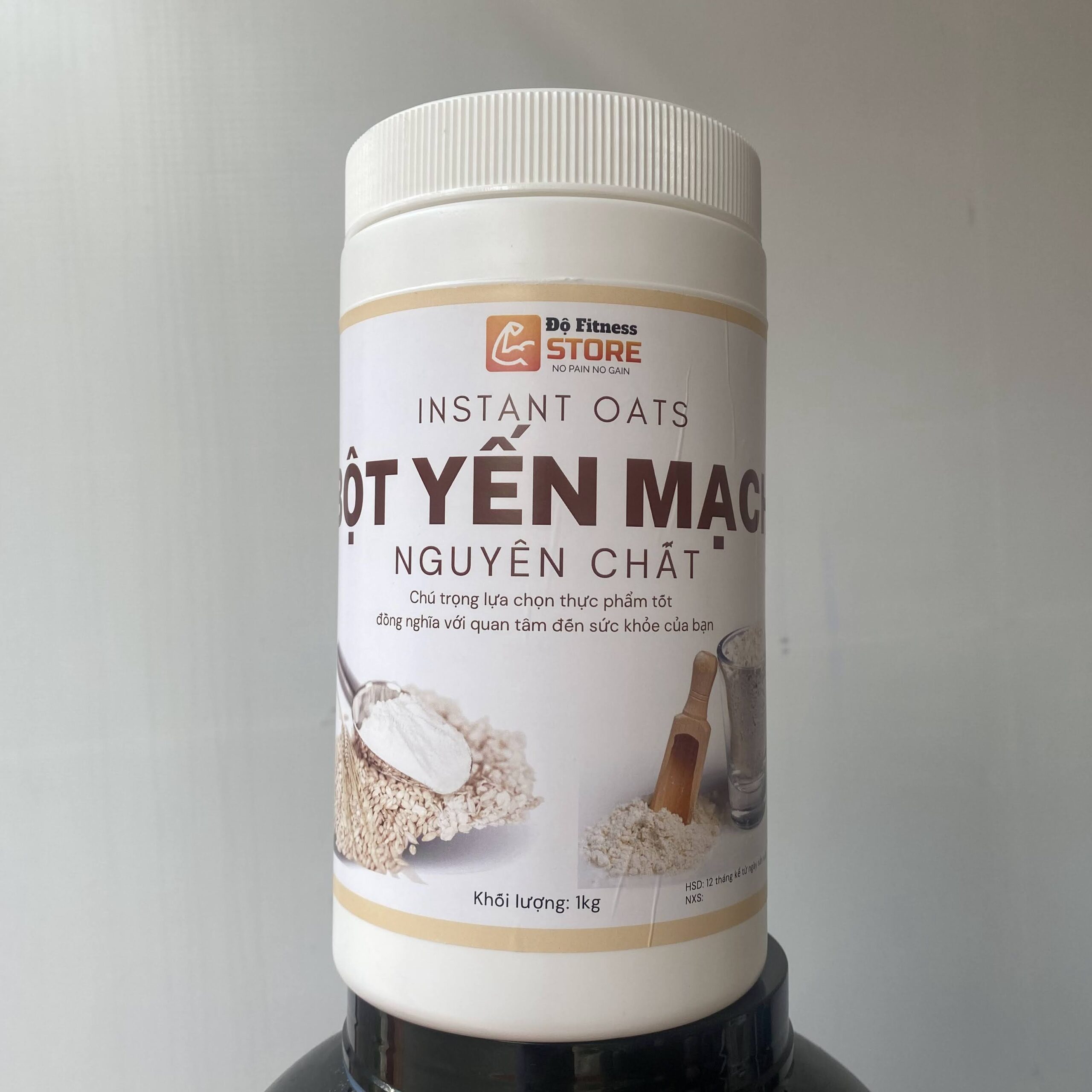 Bột Yến Mạch Siêu Mịn Có Vị (1kg) - Thực phẩm hỗ trợ giảm cân hiệu quả, tăng cơ, giảm mỡ bụng, dùng chung whey protein (1)