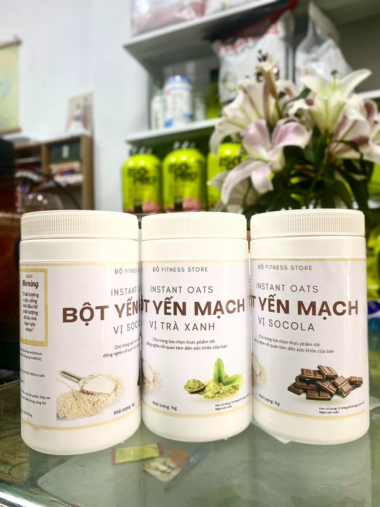 Bột Yến Mạch Siêu Mịn Có Vị (1kg) - Thực phẩm hỗ trợ giảm cân hiệu quả, tăng cơ, giảm mỡ bụng, dùng chung whey protein (5)
