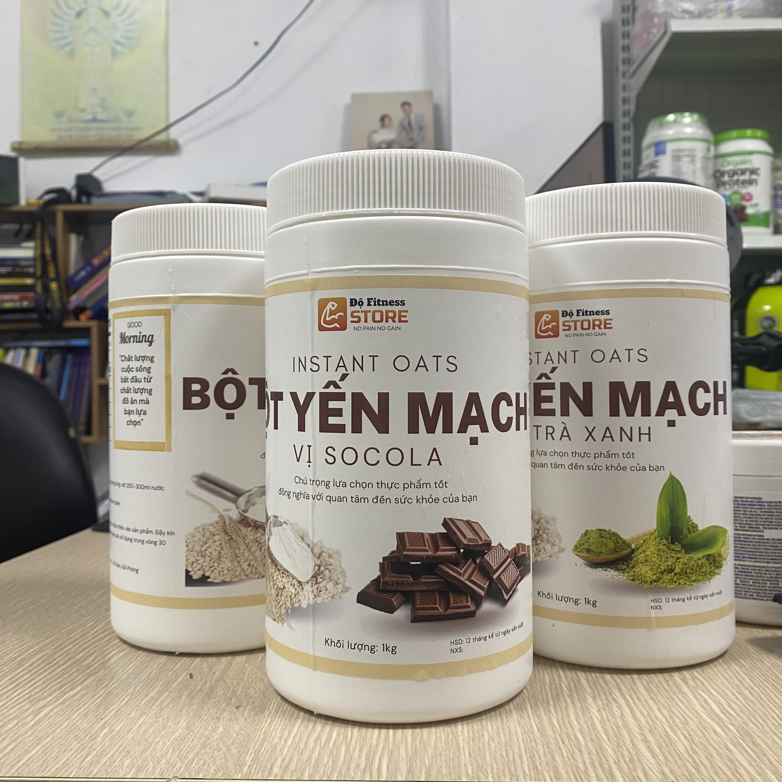 Bột Yến Mạch Siêu Mịn Có Vị (1kg) - Thực phẩm hỗ trợ giảm cân hiệu quả, tăng cơ, giảm mỡ bụng, dùng chung whey protein (6)