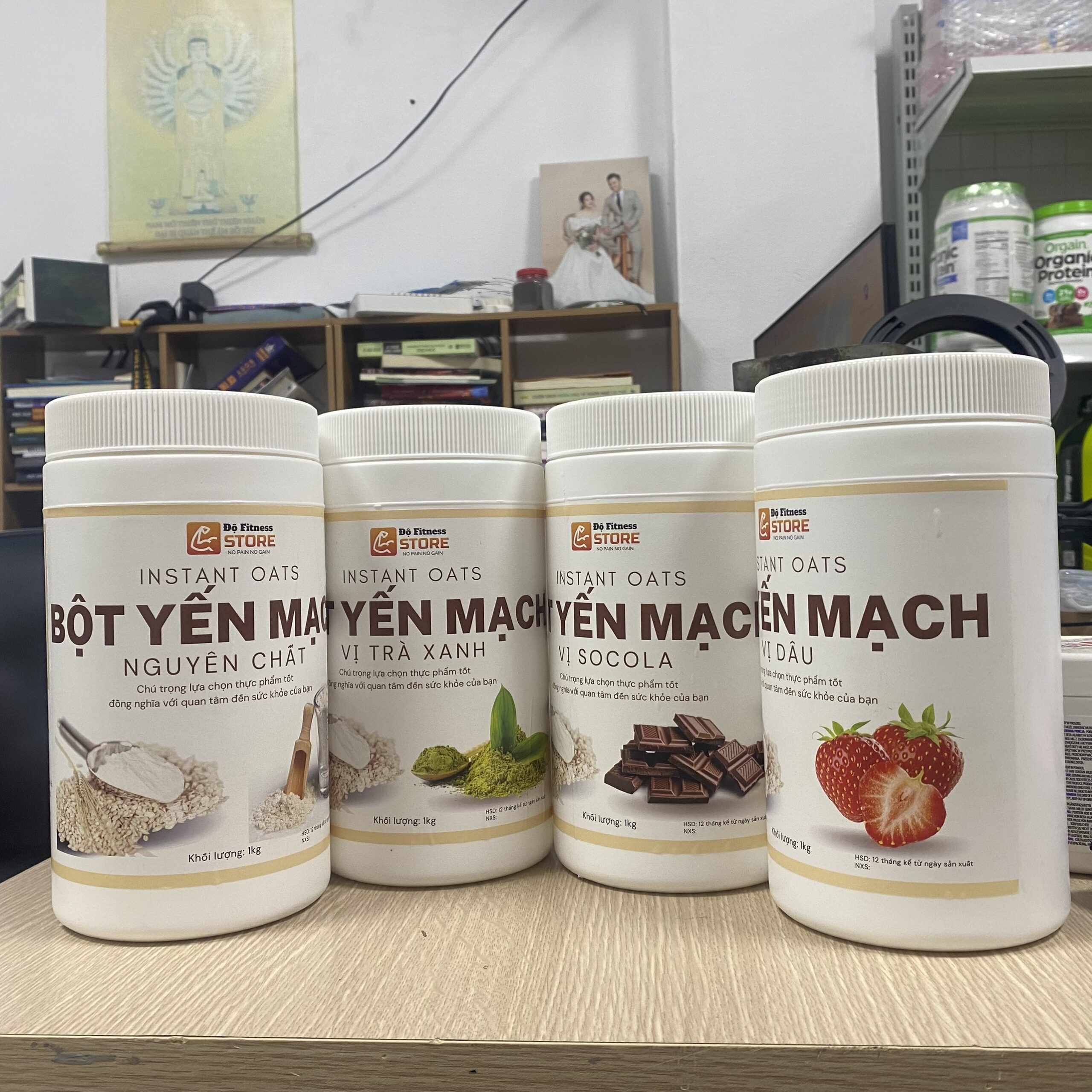 Bột Yến Mạch Siêu Mịn Có Vị (1kg) - Thực phẩm hỗ trợ giảm cân hiệu quả, tăng cơ, giảm mỡ bụng, dùng chung whey protein (9)