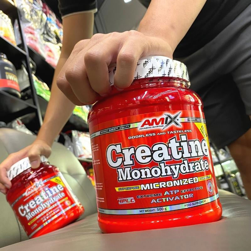 Creatine Monohydrate Amix 500g (166 Servings) Tăng Sức Mạnh Cơ Bắp HỖ TRỢ HIỆU SUẤT TẬP LUYỆN, phục hồi sức,tăng sức bền (12)