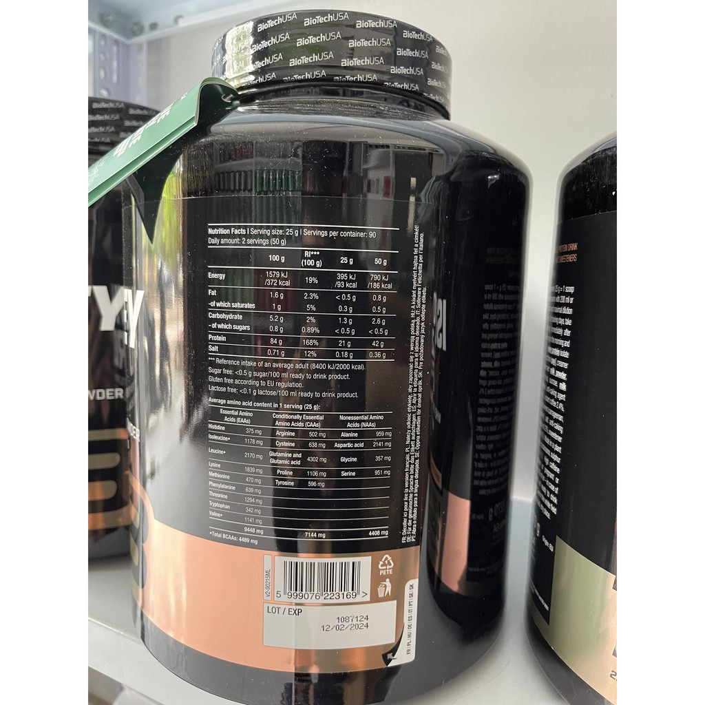 ISO WHEY ZERO BiotechUSA 2.27Kg Isolate Cao Cấp - Sữa Tăng Cơ, Giảm Mỡ, Hỗ Trợ Phát Triển Cơ Bắp Hiệu Quả, Vị Thơm Ngon. (4)