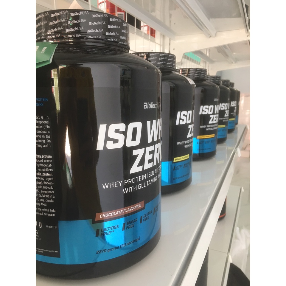 ISO WHEY ZERO BiotechUSA 2.27Kg Isolate Cao Cấp - Sữa Tăng Cơ, Giảm Mỡ, Hỗ Trợ Phát Triển Cơ Bắp Hiệu Quả, Vị Thơm Ngon. (8)