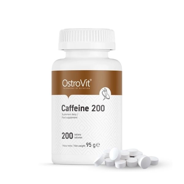 Viên Caffeine Ostrovit (200mg, 200 viên) Tăng Năng Lượng, Tỉnh Táo, Tập Trung, tăng hiệu suất luyện tập, hỗ trợ giảm cân (15)