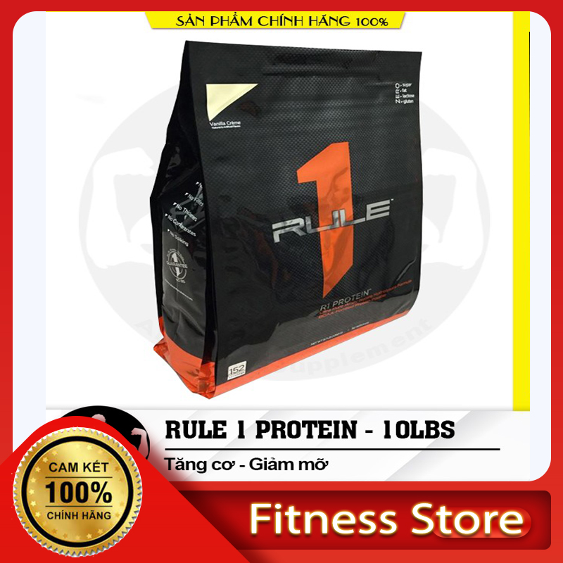 Whey PROTEIN RULE 1 (5LBS) 2.3kg - Sữa Tăng Cơ, Giảm Mỡ, Phục Hồi, Phát Triển Cơ Bắp, Bổ Sung Đạm, Sữa Dinh Dưỡng Cơ Bắp (1)