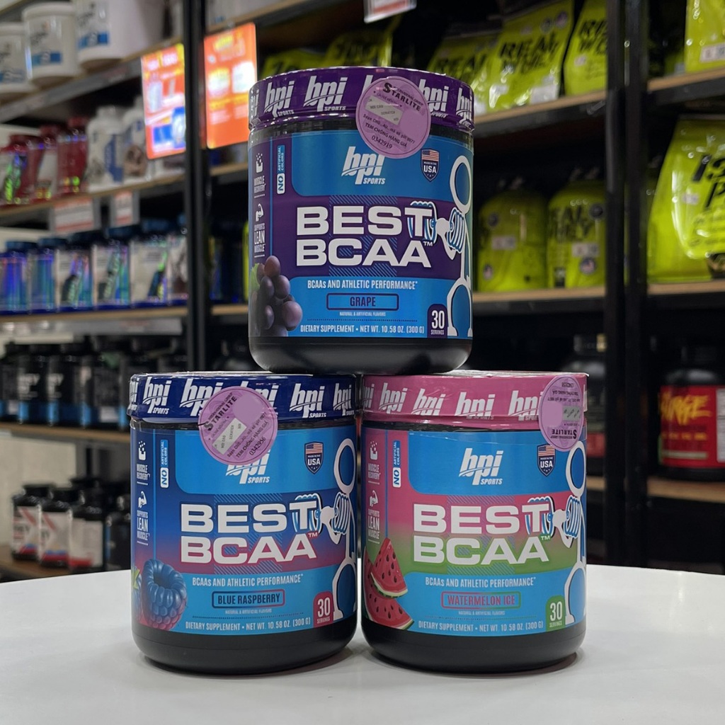 BCAA Best BPI - 30 lần dùng Chống Dị Hóa Cơ Bắp Phục Hồi Cơ, hỗ trợ tăng cơ (1)