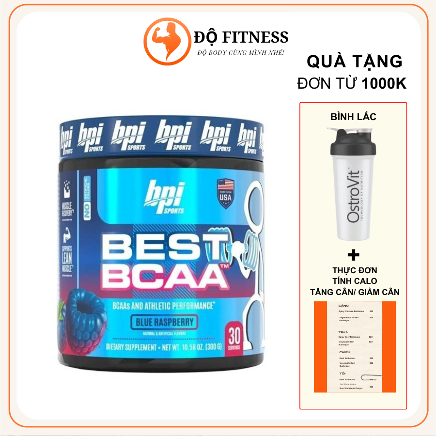 BCAA Best BPI - 30 lần dùng Chống Dị Hóa Cơ Bắp Phục Hồi Cơ, hỗ trợ tăng cơ (2)