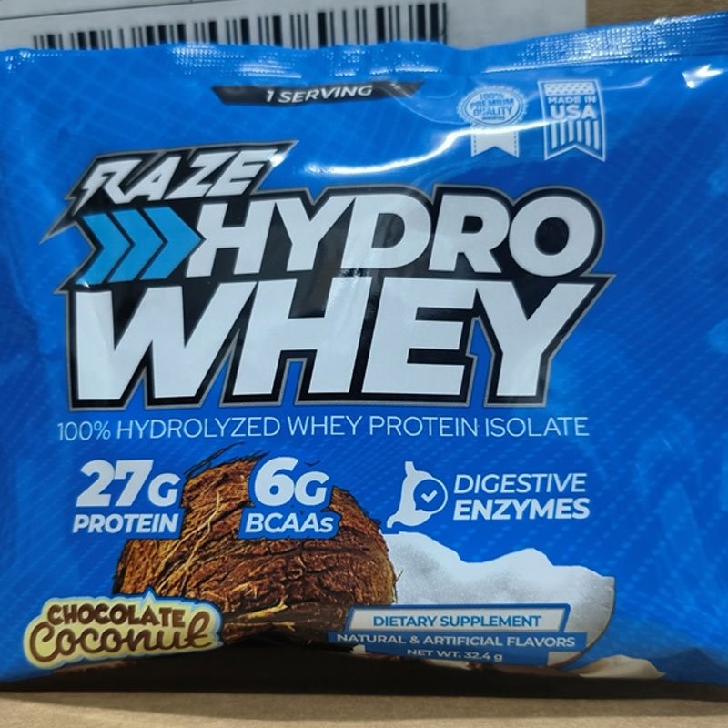 (Gói dùng thử) Hydro Whey Raze (32.4g) Sample 1 lần dùng nhỏ gọn, tiện lợi Bổ sung đạm tăng cơ, giảm mỡ BCAA EAA (1)