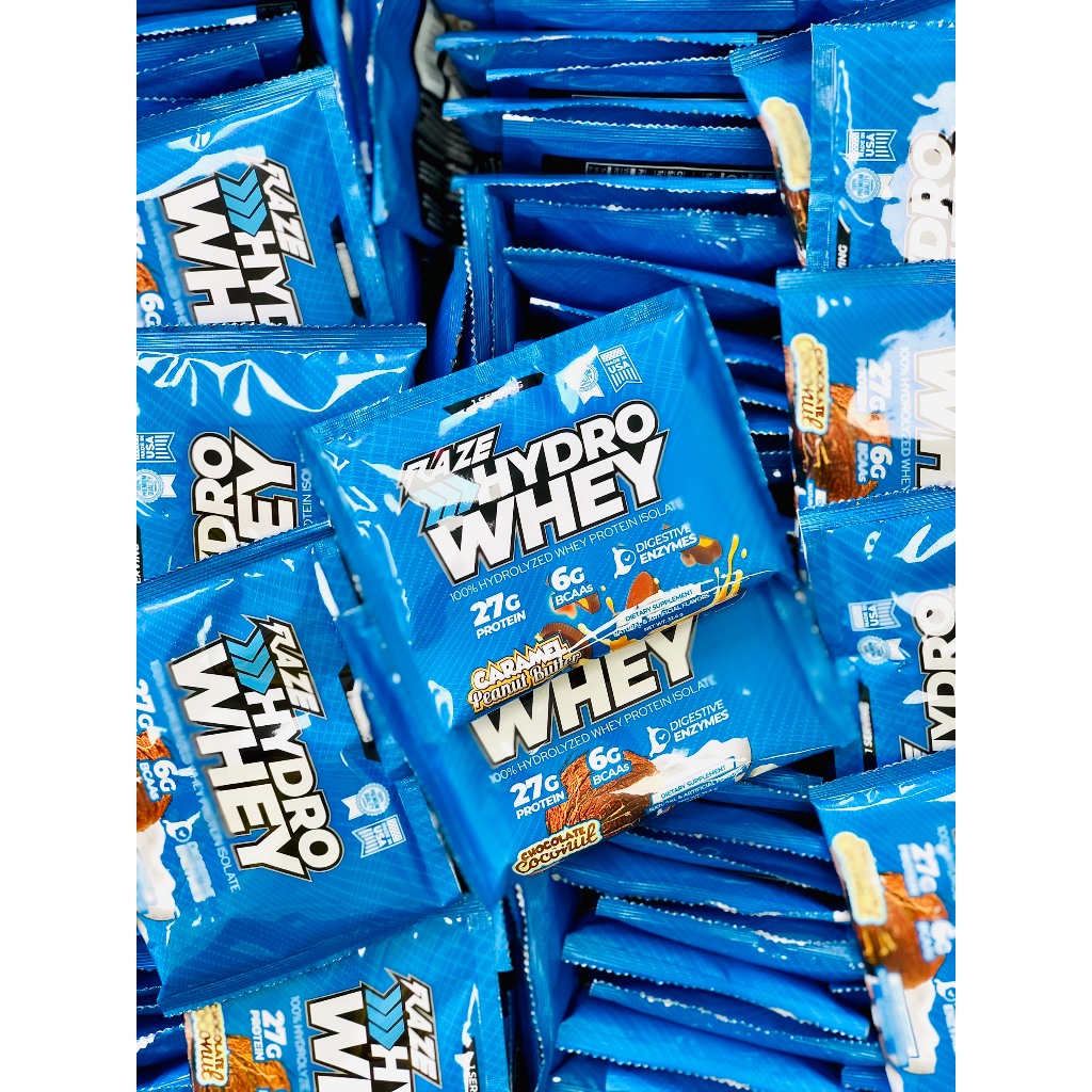 (Gói dùng thử) Hydro Whey Raze (32.4g) Sample 1 lần dùng nhỏ gọn, tiện lợi Bổ sung đạm tăng cơ, giảm mỡ BCAA EAA (2)