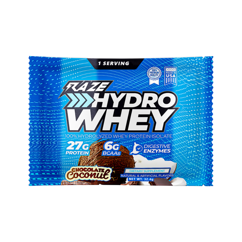 (Gói dùng thử) Hydro Whey Raze (32.4g) Sample 1 lần dùng nhỏ gọn, tiện lợi Bổ sung đạm tăng cơ, giảm mỡ BCAA EAA (7)