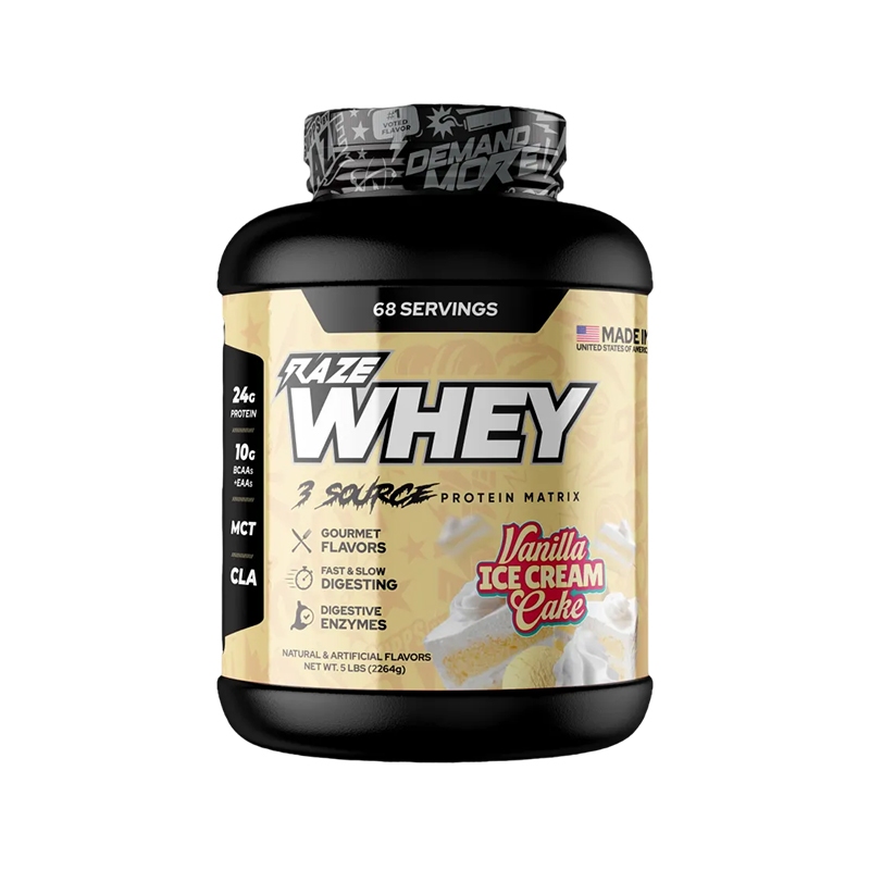 Raze Whey (5lbs) 65 Lần dùng - Bột Protein Tăng Cơ Cho Người Tập Gym Bổ Sung Đạm Phát Triển Cơ Giảm Mỡ (5)