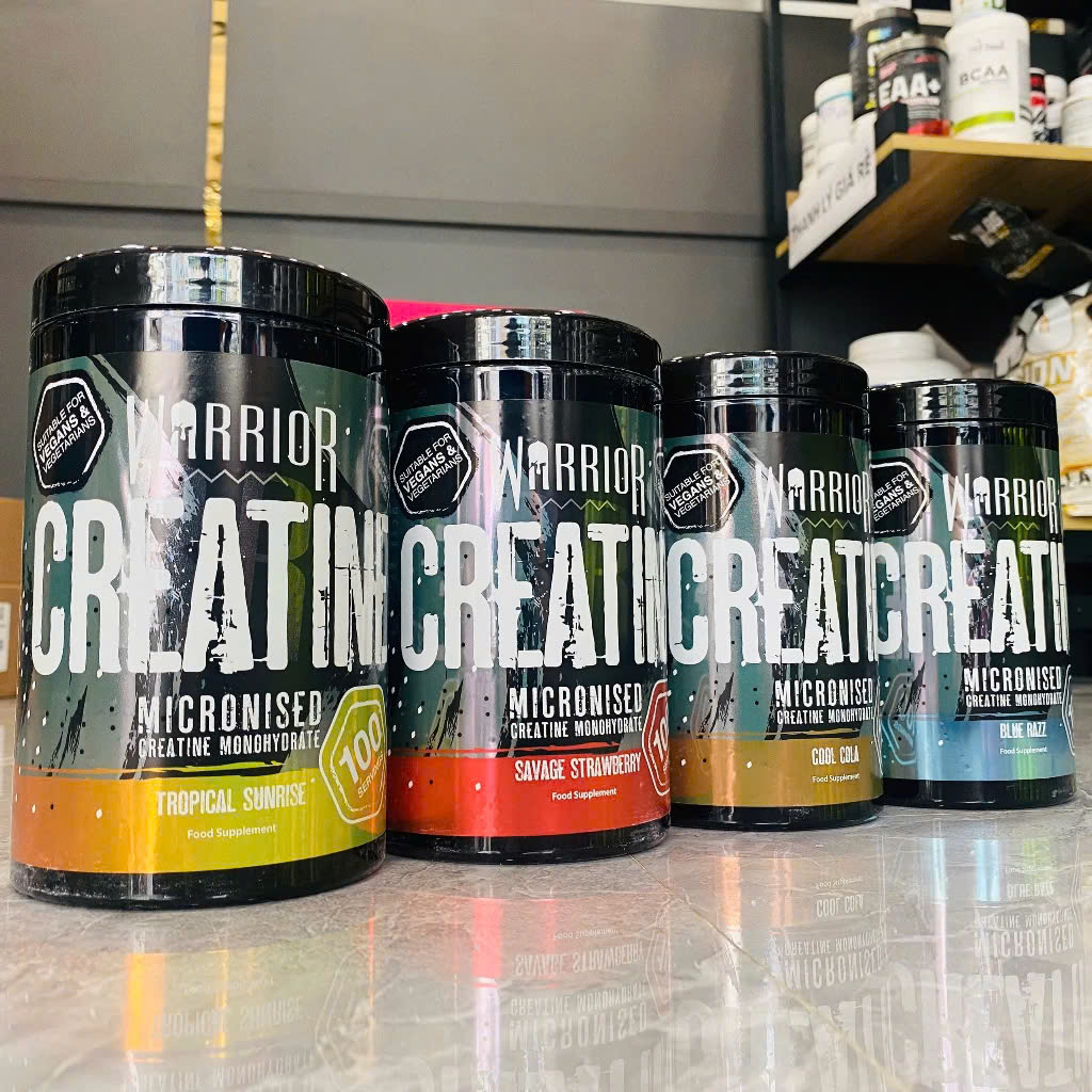 Creatine Warrior (500g) 100 Servings - Tăng sức mạnh, tăng phát triển cơ bắp trước và sau tập luyện (16)