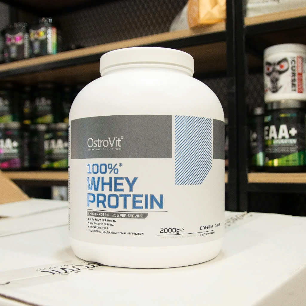 Whey Protein Ostrovit (2kg) 66 Lần Dùng Bổ Sung Protein Hỗ Trợ Cơ Bắp, vị ngon đa dạng (5)