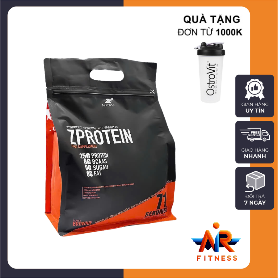 ZProtein 100% Hydrolyzed Whey Protein Isolate 5 Lbs (71 lần) WHEY PROTEIN THỦY PHÂN SIÊU TINH KHIẾT (2)