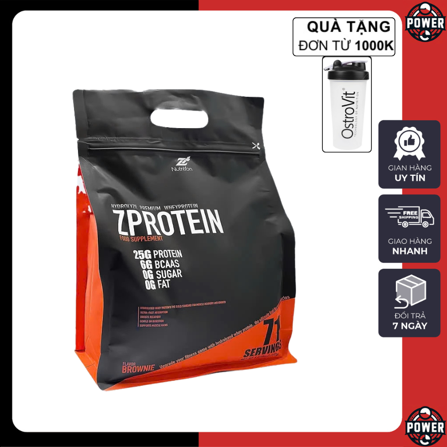 ZProtein 100% Hydrolyzed Whey Protein Isolate 5 Lbs (71 lần) WHEY PROTEIN THỦY PHÂN SIÊU TINH KHIẾT (3)