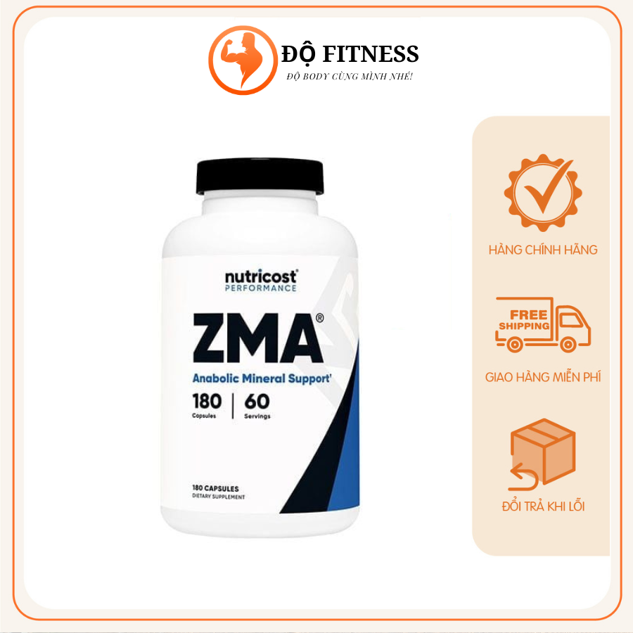 Nutricost ZMA Anabolic Mineral Support - 490mg, 180 Capsules Nutricost ZMA Anabolic Mineral Support - 490mg, 180 Capsules