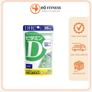 Viên Uống DHC Bổ Sung Vitamin D Hỗ Trợ Hấp Thụ Canxi Tăng Sức Đề Kháng Ngừa Loãng Xương Nhật Bản Gói 30 Ngày