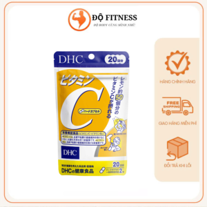 Viên uống bổ sung DHC Vitamin C Hard Capsule Nhật bản sáng da mờ thâm tăng đề kháng 30 và 90 ngày (60 và 180 viên)
