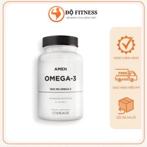 Viên Uống Dầu Cá Codeage Amen Omega 3 (90 Viên) Dầu Cá Cao Cấp Tinh Khiết