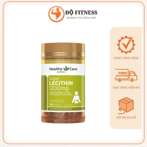 Mầm đậu nành Healthy Care Super Lecithin 1200mg của Úc 100 viên