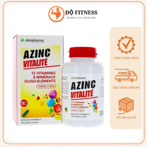 Azinc Vitalite Arkopharma Pháp – Hộp 120 viên | Bổ sung vitamin & khoáng chất thiết yếu cho cơ thể