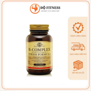 Viên Uống B-Complex With C Solgar - Bổ Sung Vitamin B Và Vitamin C,Tăng Cường Sức Khỏe,Giảm Căng Thẳng Mệt Mỏi 100v