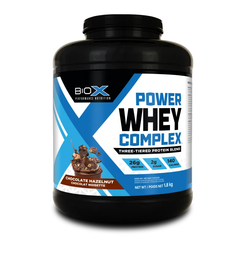 BioX Power Whey Complex 1,8kg vị Chocolate Hazelnut