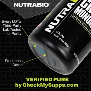 Creatine NutraBio kiểm định độ tinh khiết – Độ Fitness