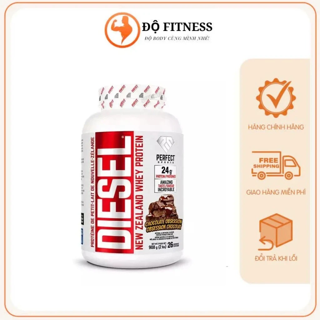 Diesel Whey Protein Concentrate 2Lb (26 Lần Dùng)