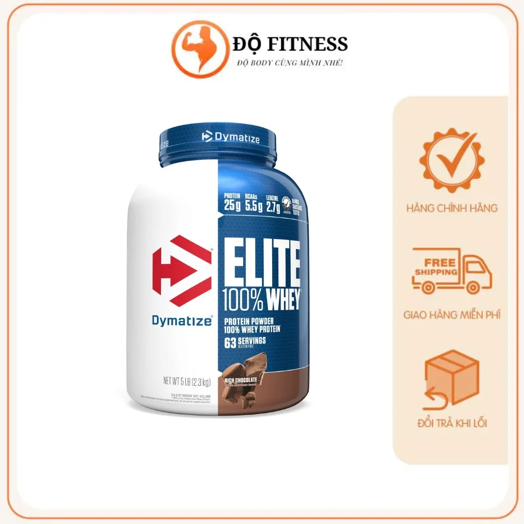 Dymatize Elite Whey Protein 5Lbs (2,27kg)