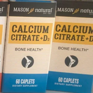 Mason Natural Calcium Citrate + D3 hộp 60 viên hàng thực tế tại Độ Fitness
