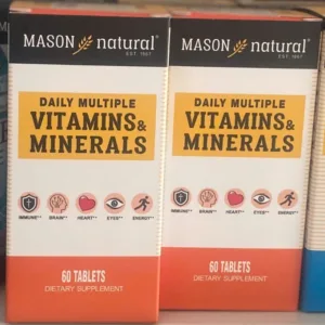 Mason Natural Daily Multiple Vitamins & Minerals hộp 60 viên hàng thực tế tại Độ Fitness