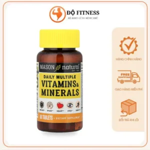 Mason Natural Daily Multiple Vitamins & Minerals 60 viên – Độ Fitness