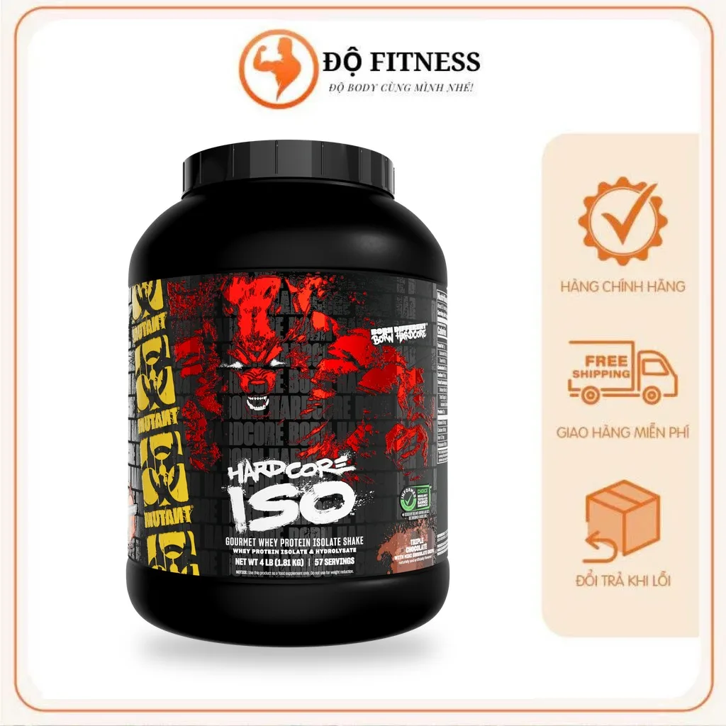 Mutant Hardcore ISO vị Triple Chocolate – Độ Fitness