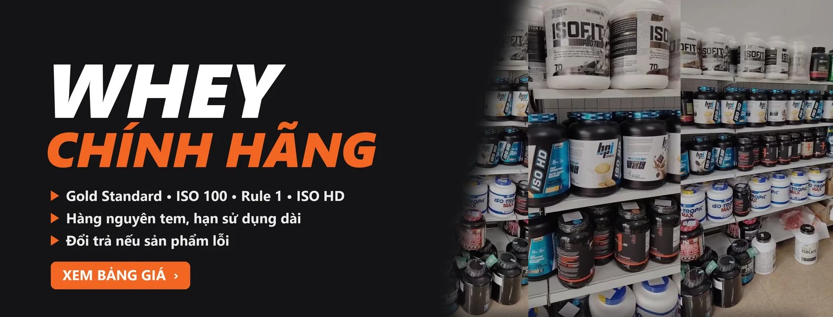 Whey chính hãng tại Hải Phòng – Độ Fitness