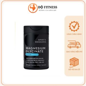 Sports Research Magnesium Glycinate (90 / 180 Viên)