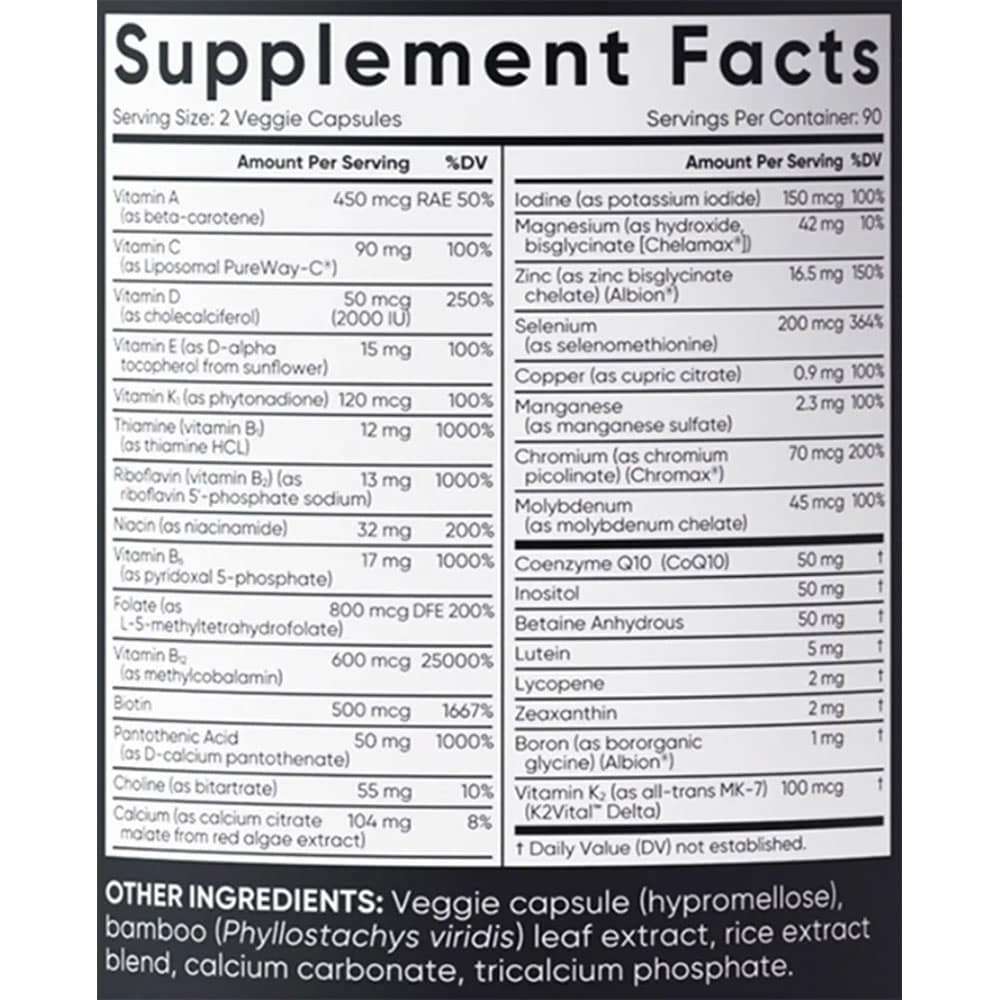 Sports Research Multivitamin 180 viên