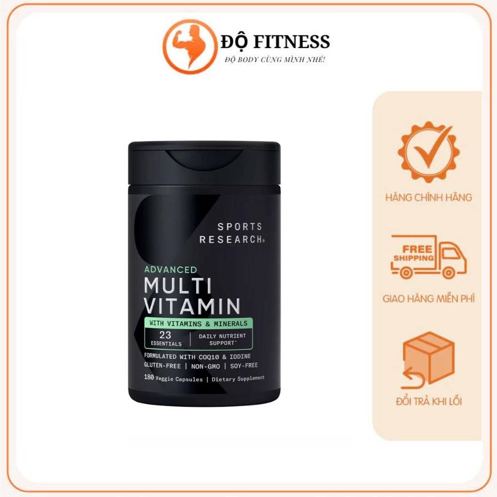 Sports Research Multivitamin 180 Viên