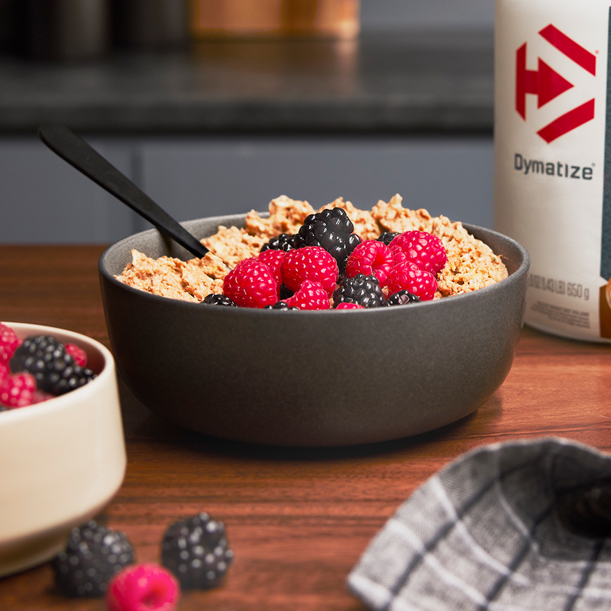 Yến mạch protein với Dymatize ISO 100